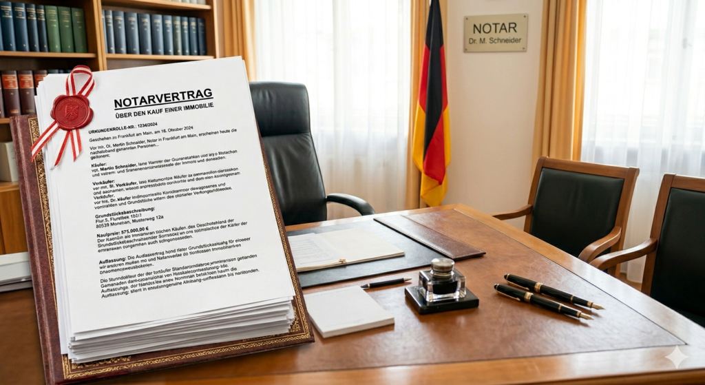 Entwurf Notarvertrag